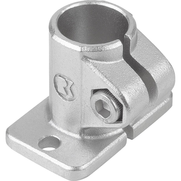 Kipp Tube Clamp W. Foot M=30 G=50 L=37, Form:A Stainless Steel, For Rnd. Tubes, A=12, 1 K0477.112 - main